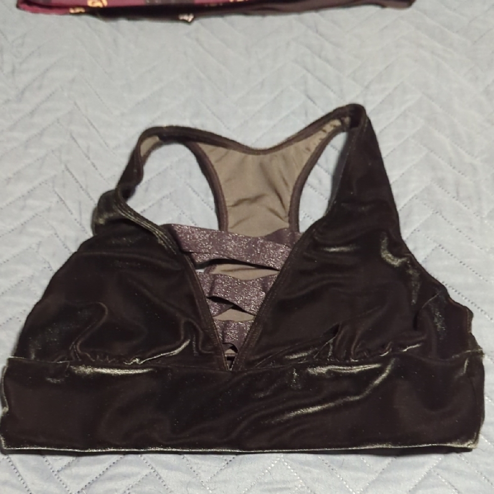 Victoria's Secret Dark Green Velvet Women's Bralette size M